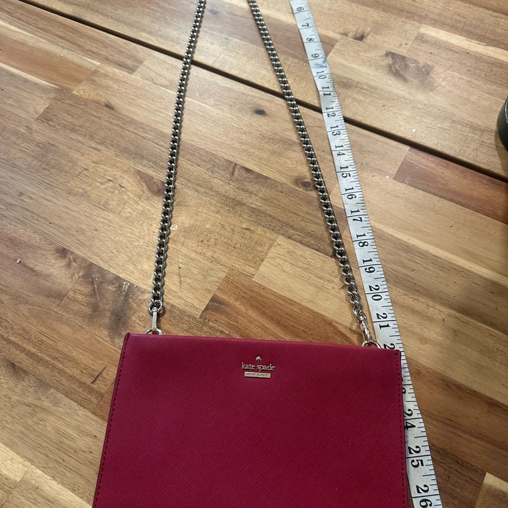 Kate Spade Shoulder| Crossbody Bag with Gold Chain - Picture 8 of 9